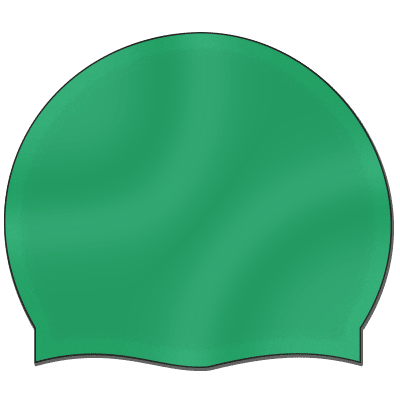 Silikonbadekappe bordeaux